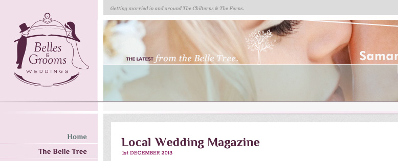 Belles & Grooms Wedding Magazine Website Design & Development